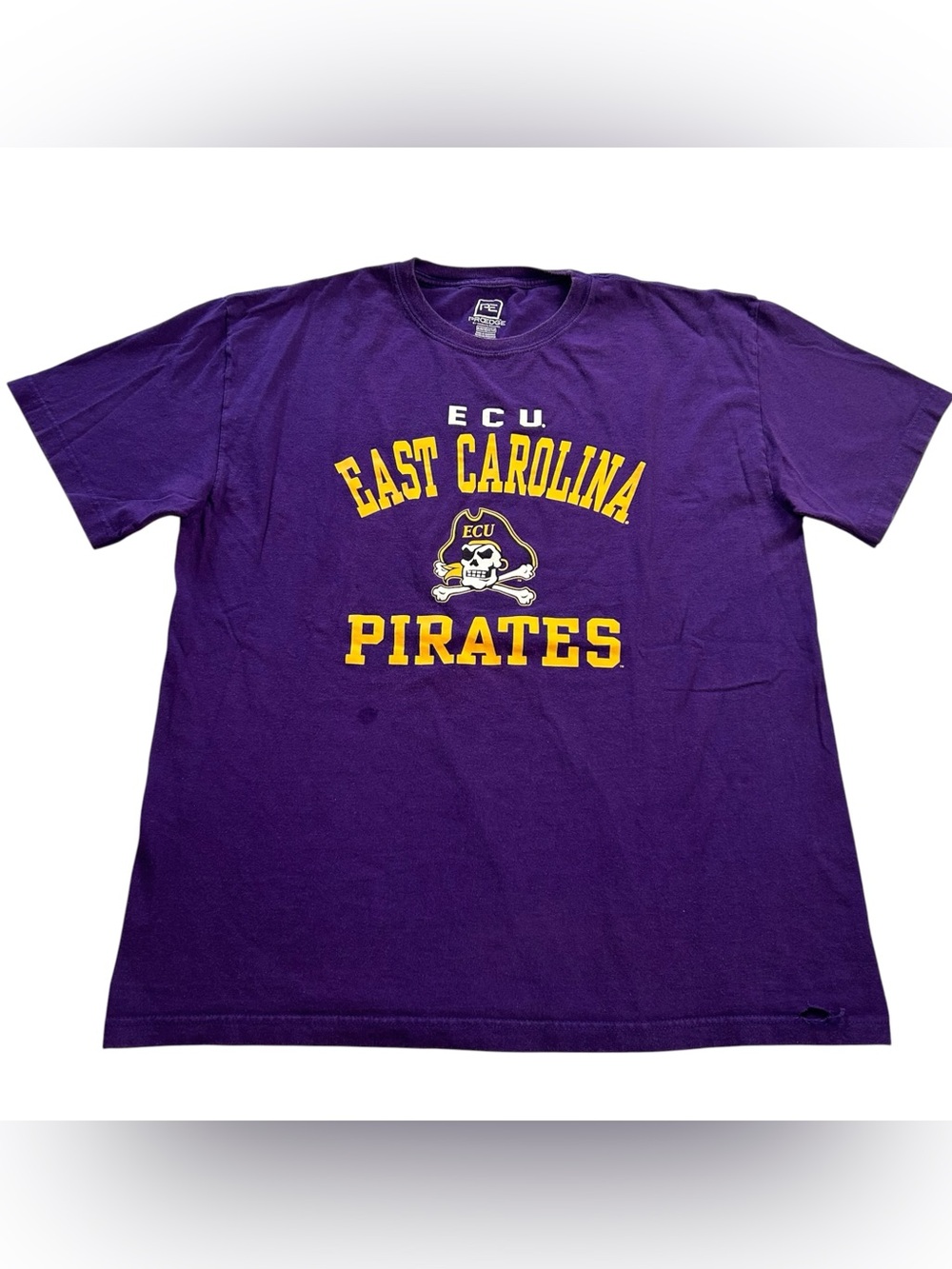 Pro Edge ECU East Carolina Pirates Men’s Graphic T-Shirt Purple NCAA size XL